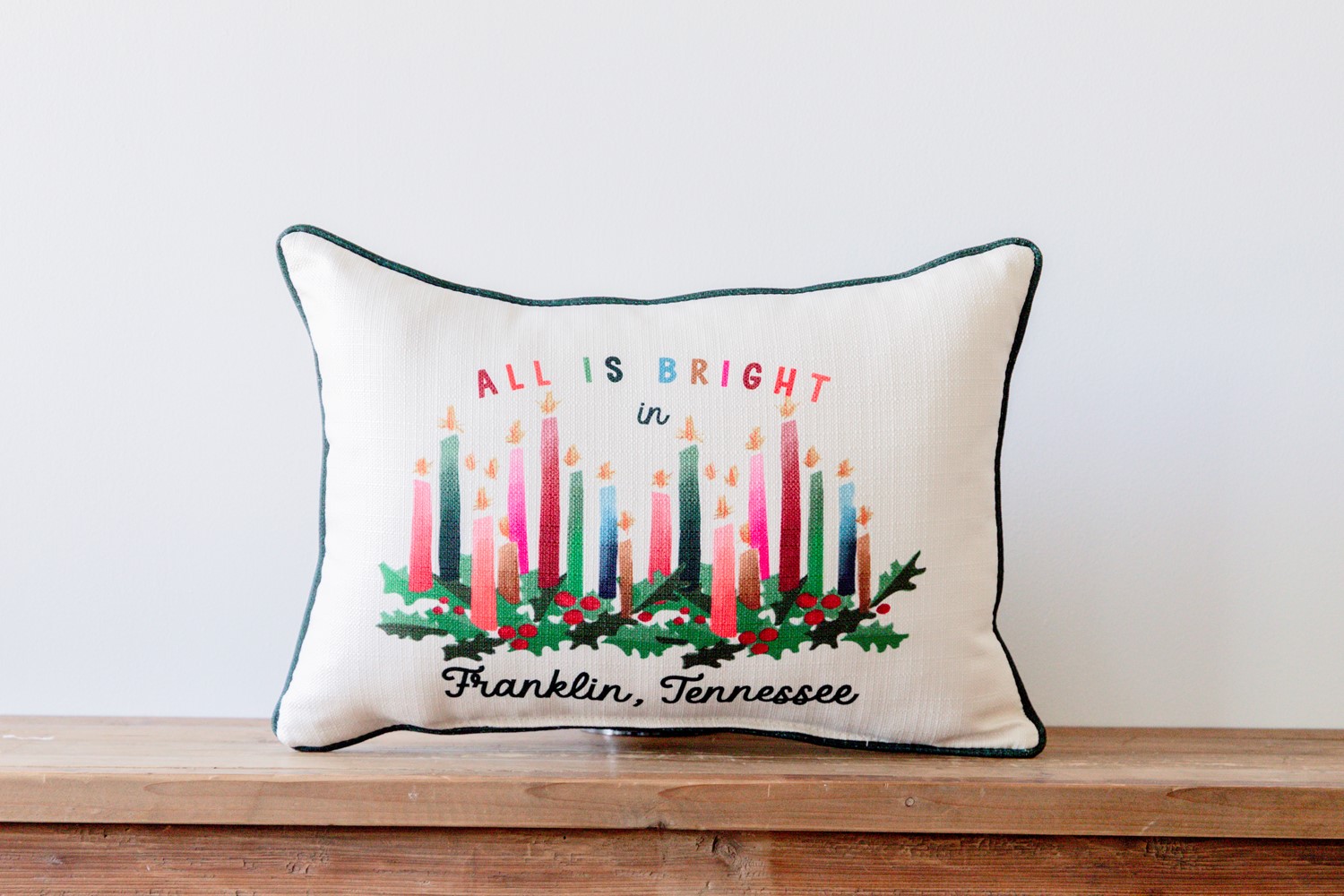 All is Bright Hometown Pillow CHR0250