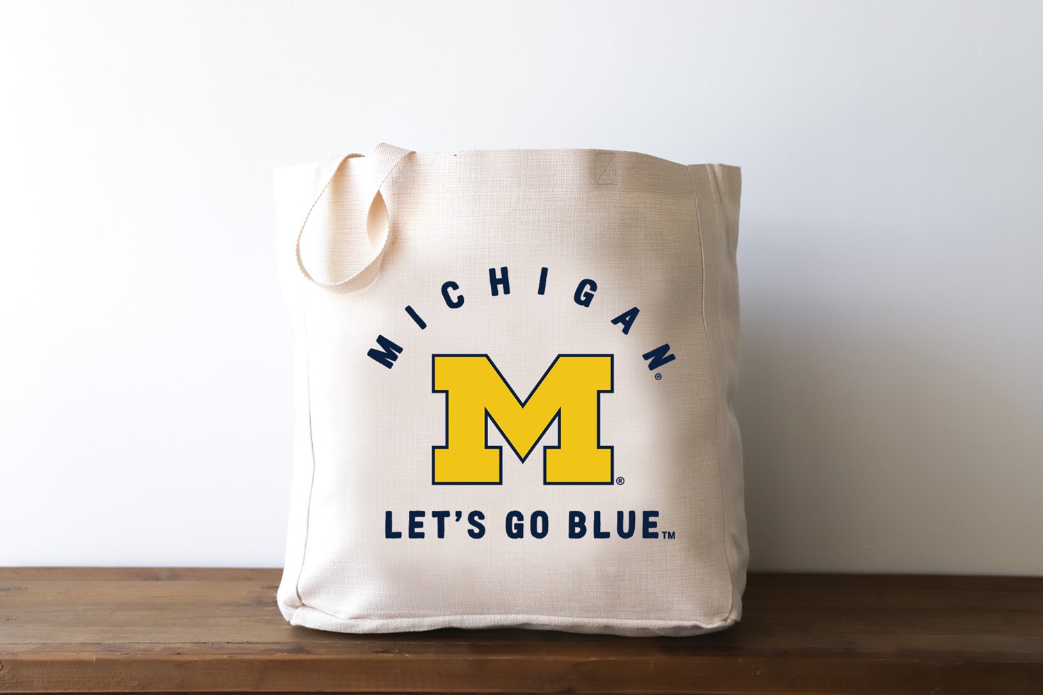 Michigan Collegiate Team Arched Tote MICH0002BAG