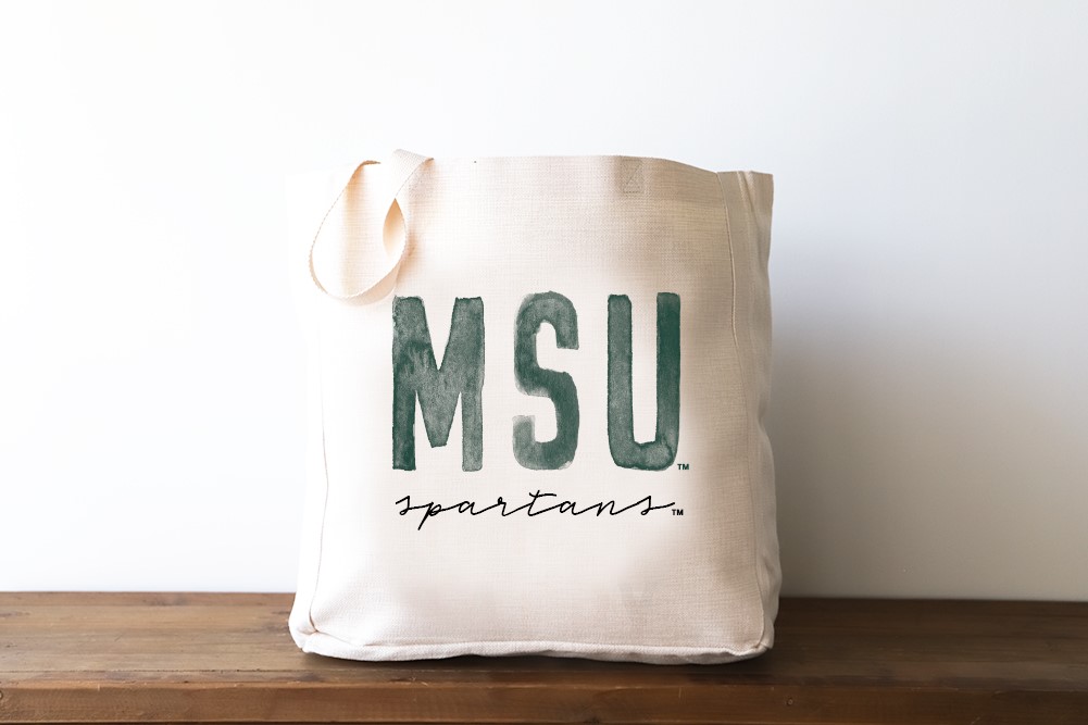 Michigan State Collegiate Poster Tote MIST0008BAG