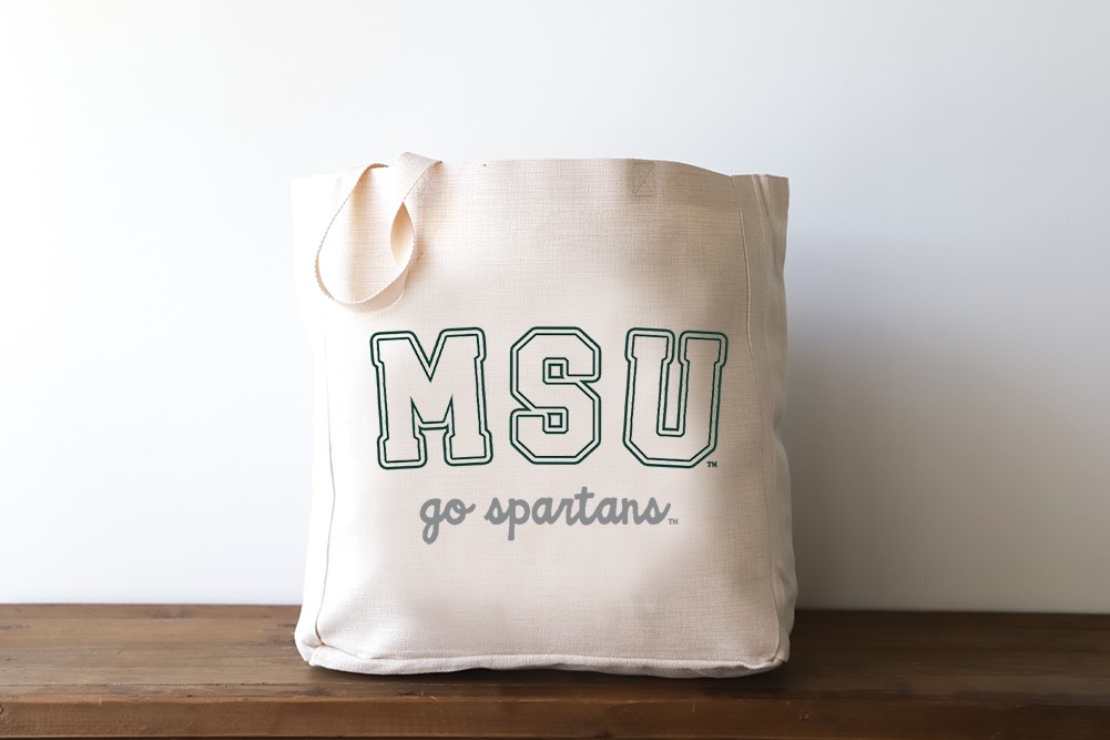 Michigan State Varsity Collegiate Tote MIST0021BAG