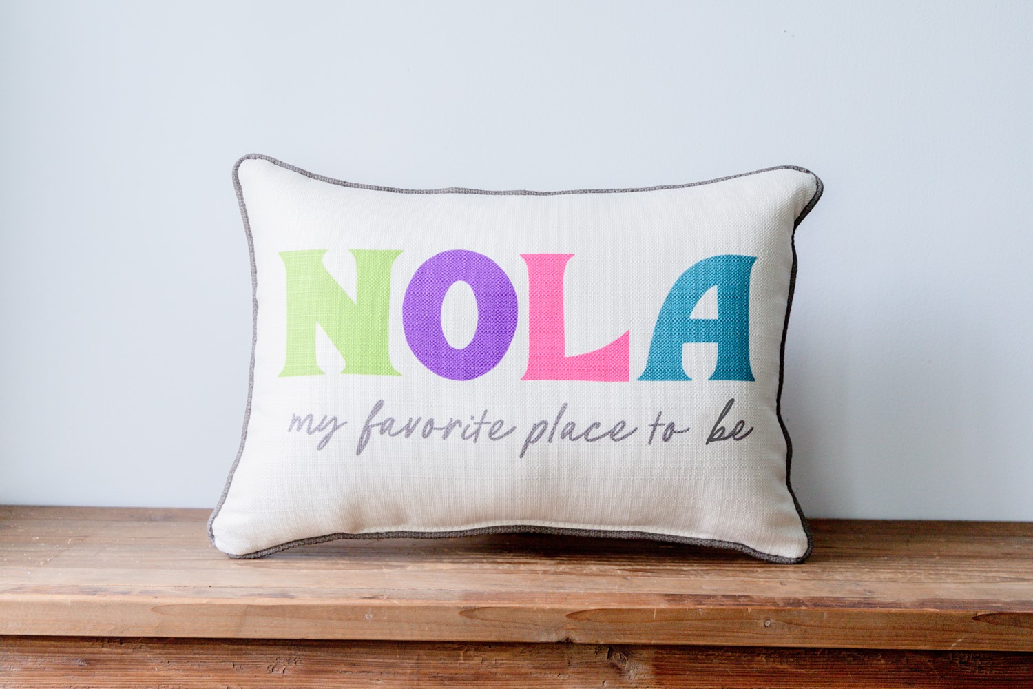 Funky Favorite Place to Be Pillow STE0793