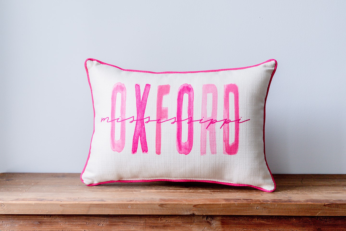 Hometown Poster Barbie Tones Pillow STE0815