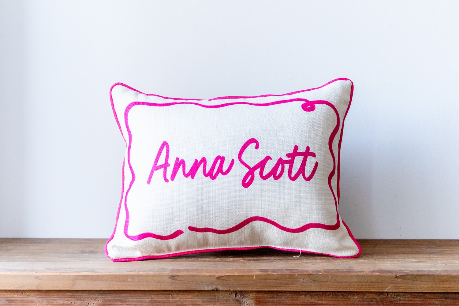 Pink Swirly Girl Name CHI0074