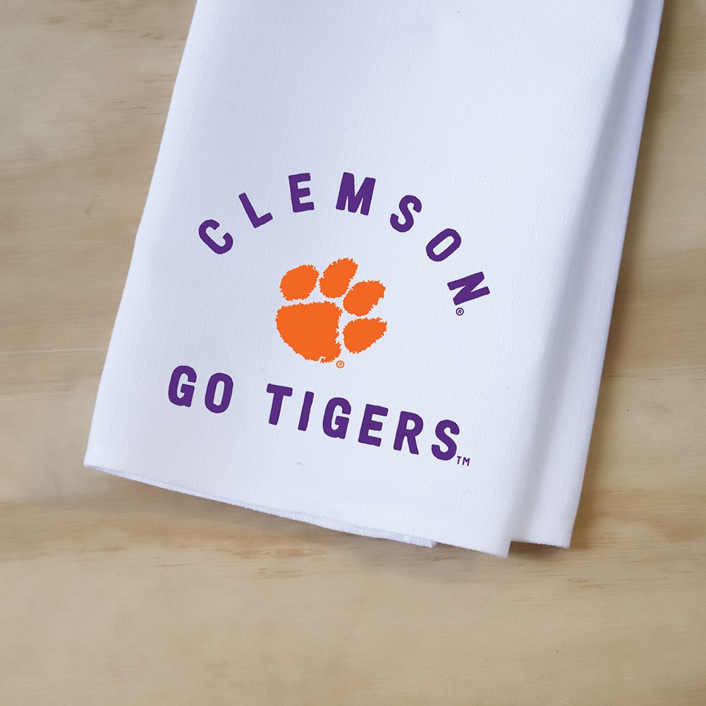 Clemson Paw Go Tigers Tea Towel CU0007TT