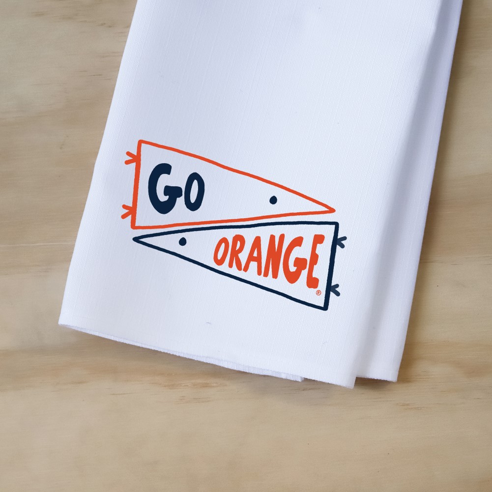 Syracuse Double Collegiate Pennant Tea Towel SU0014TT
