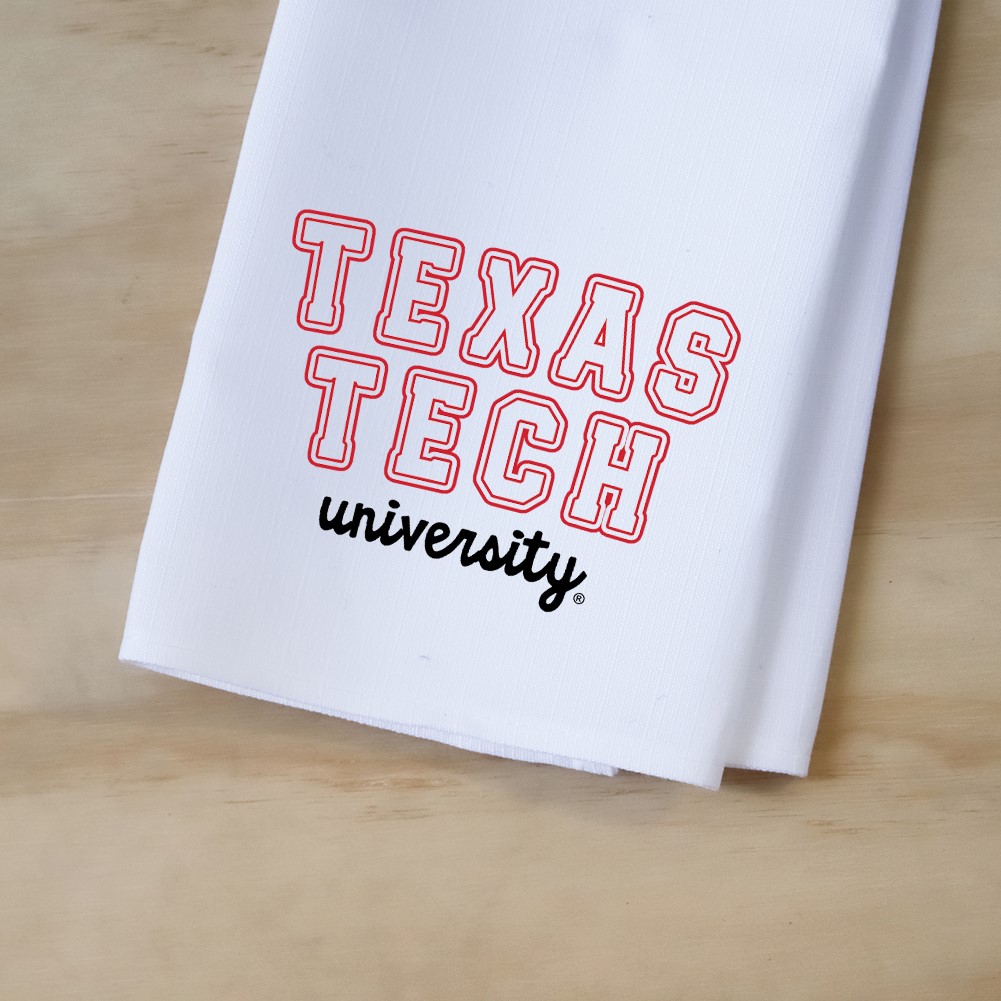 Texas Tech Varsity Collegiate Tea Towel TECH0043TT