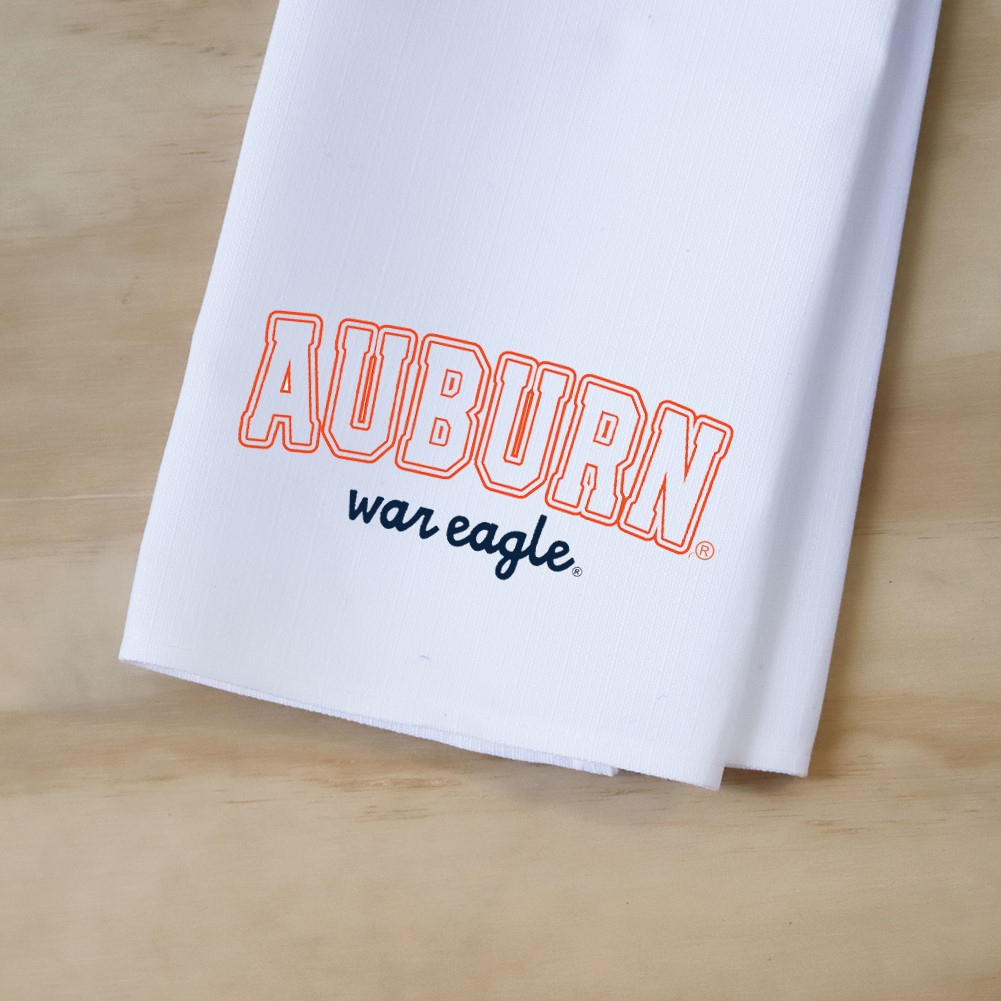 Auburn Varsity Collegiate Tea Towel AU0029TT