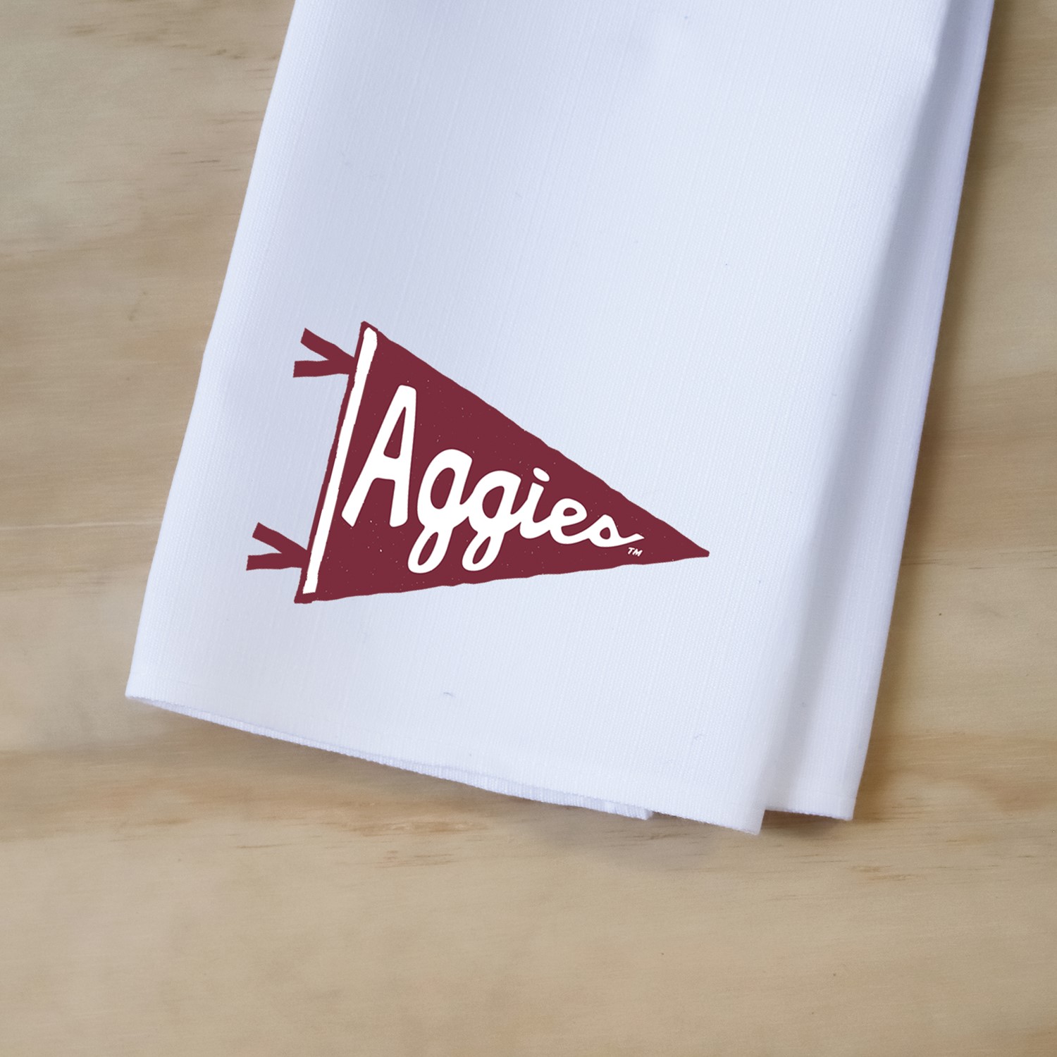 Texas A&M Aggie Pennant Tea Towel TAM0034TT