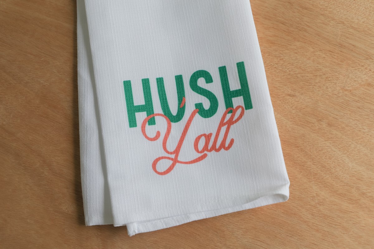 Masters Hush Y'all Tea Towel TXT1039TT