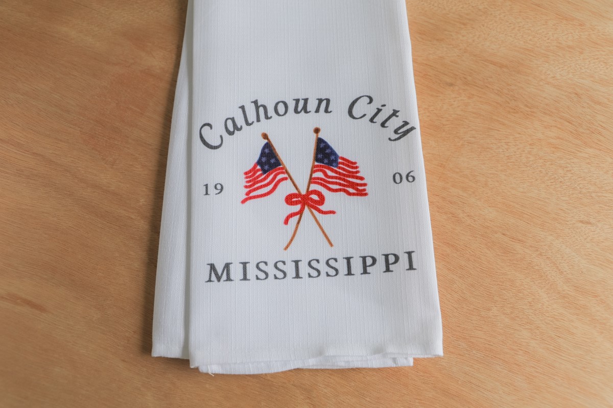 American Flags Hometown Tea Towel STE0797TT