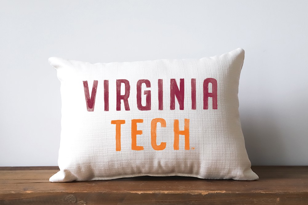 Virginia Tech Poster Tones Pillow VT0006
