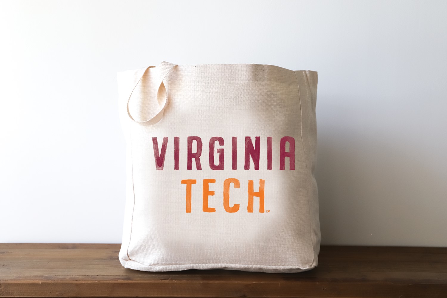 Virginia Tech Hokies Poster Tones Tote VT0006BAG