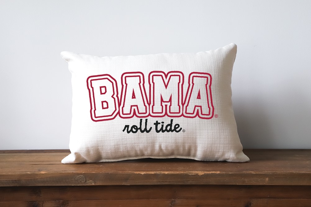 Alabama Varsity Collegiate Pillow AL0024
