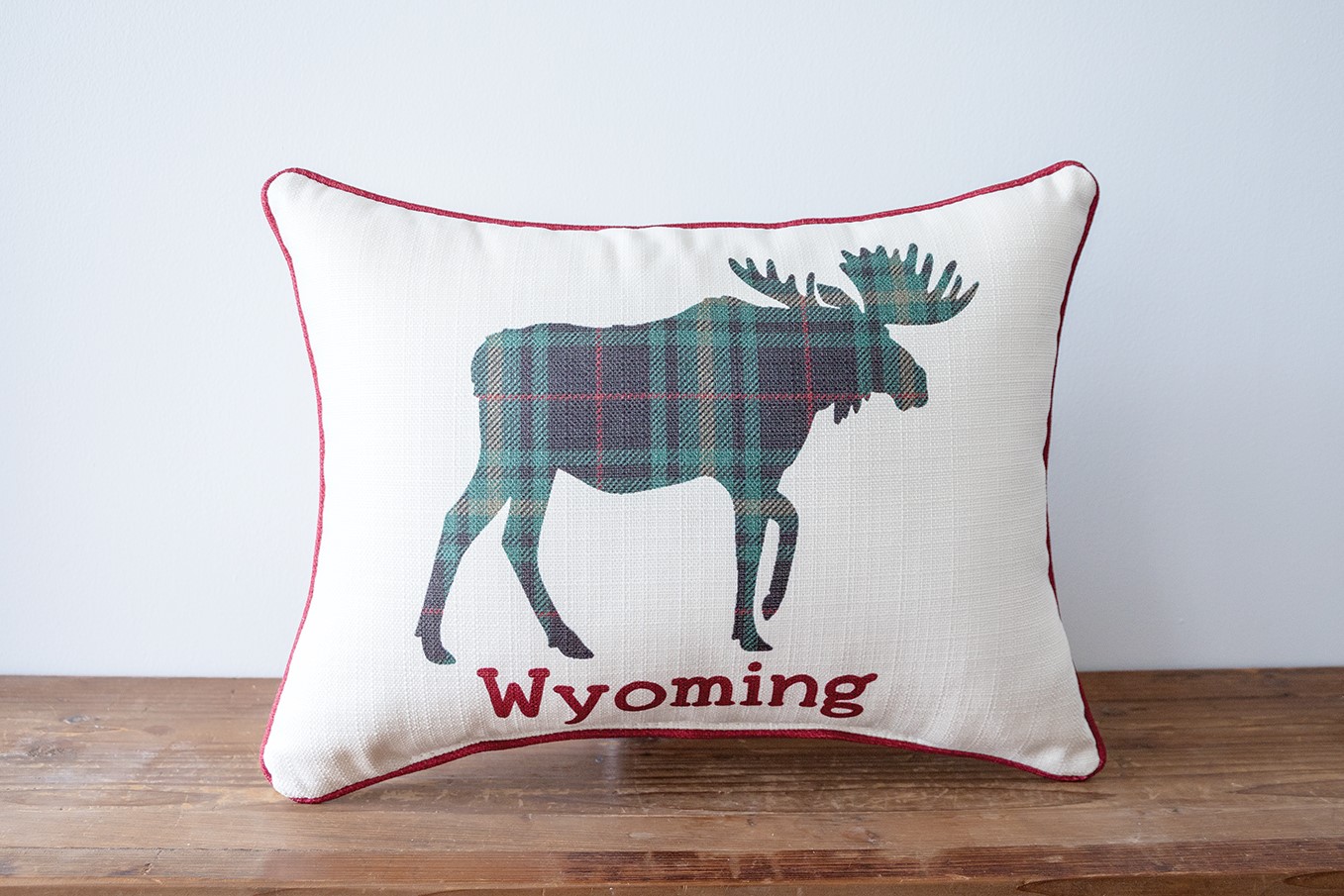 Tartan Moose Pillow MNT0002