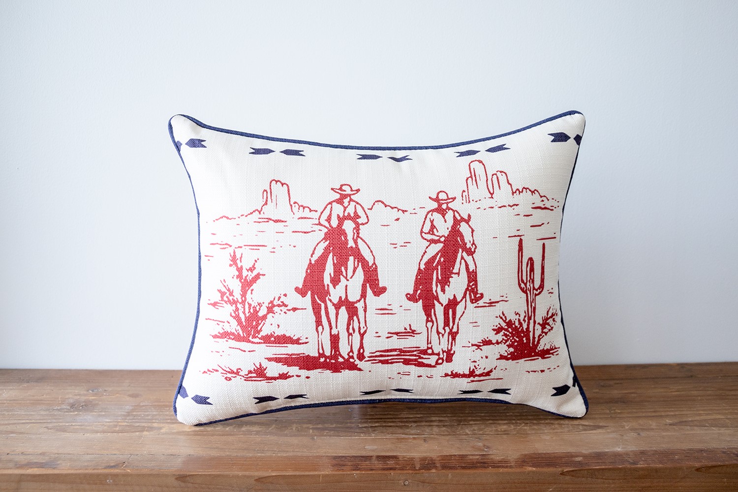 Double Cowboys Pillow WEST0011