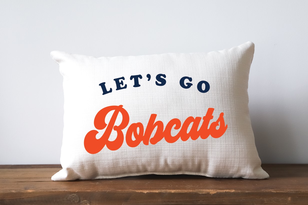 High School Let's Go Mascot Pillow TXT1122