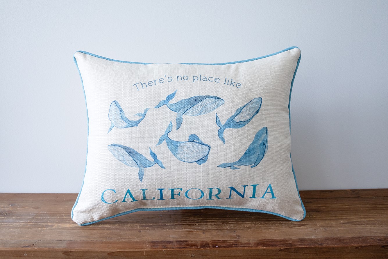 No Place Like Humpback State Pillow BEA0057
