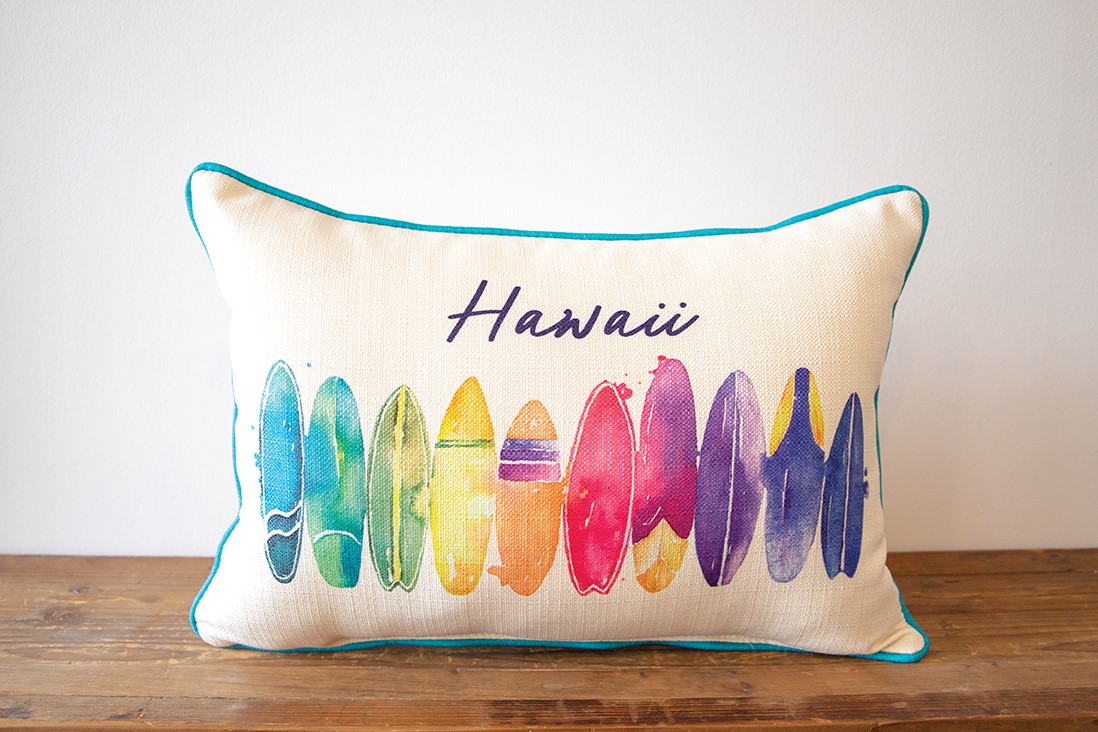 Rainbow Surfboards Pillow BEA0067