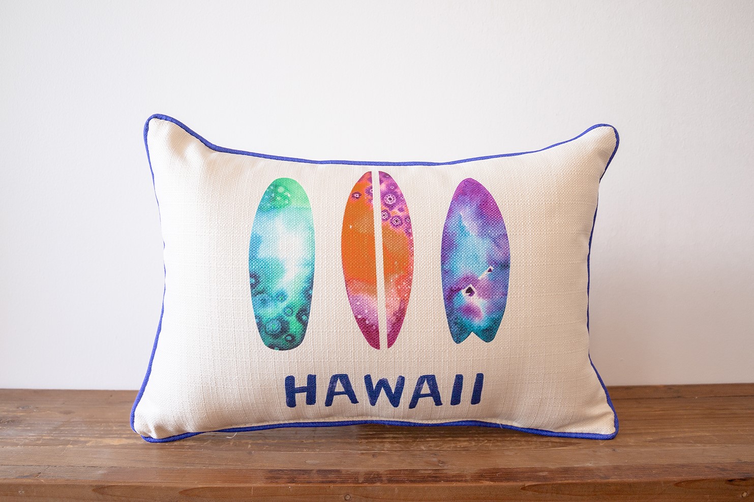 Three Surfboards Pillow BEA0069