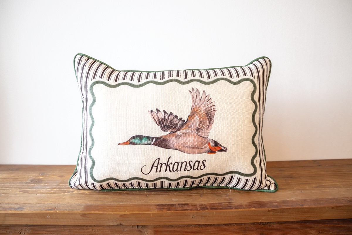 Ticking Mallard Pillow FAL0047