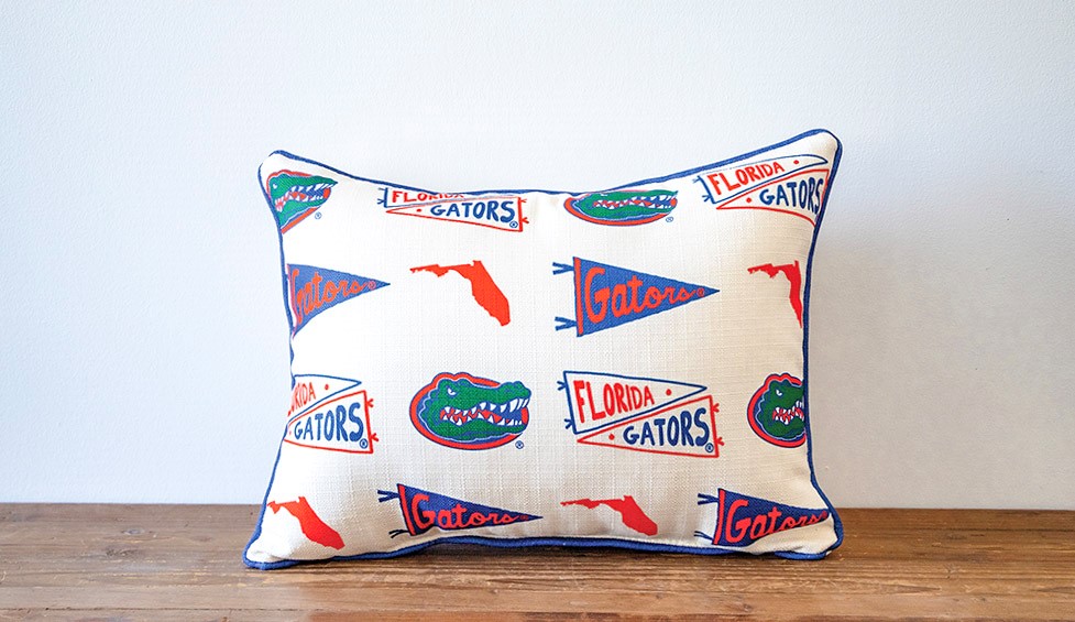 Florida Pennant Pattern Pillow UF0023