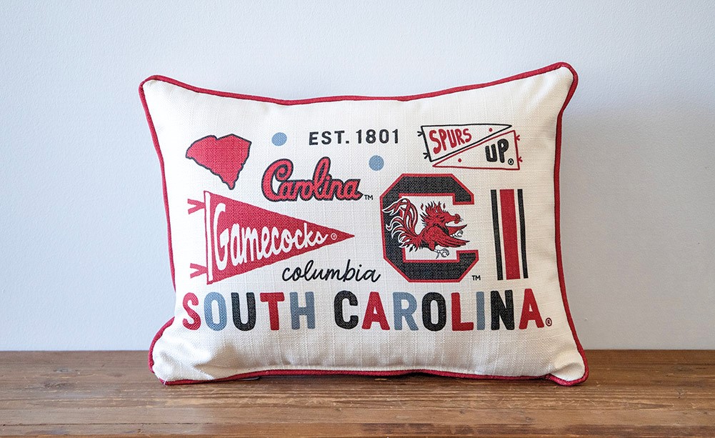 South Carolina Collegiate Cluster Pillow USC0027