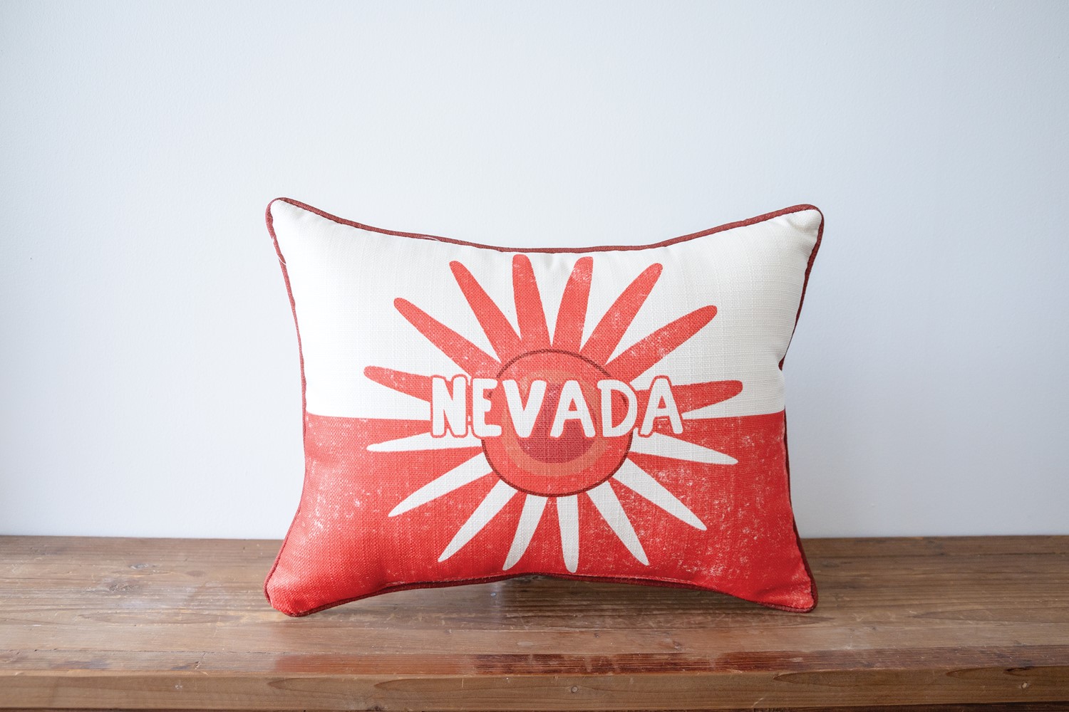 Two Tone Flower State Pillow DST0008