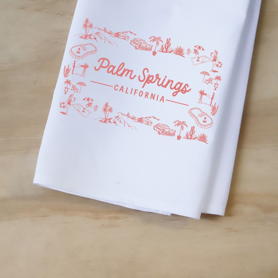 Desert Toile Tea Towel DST0003TT