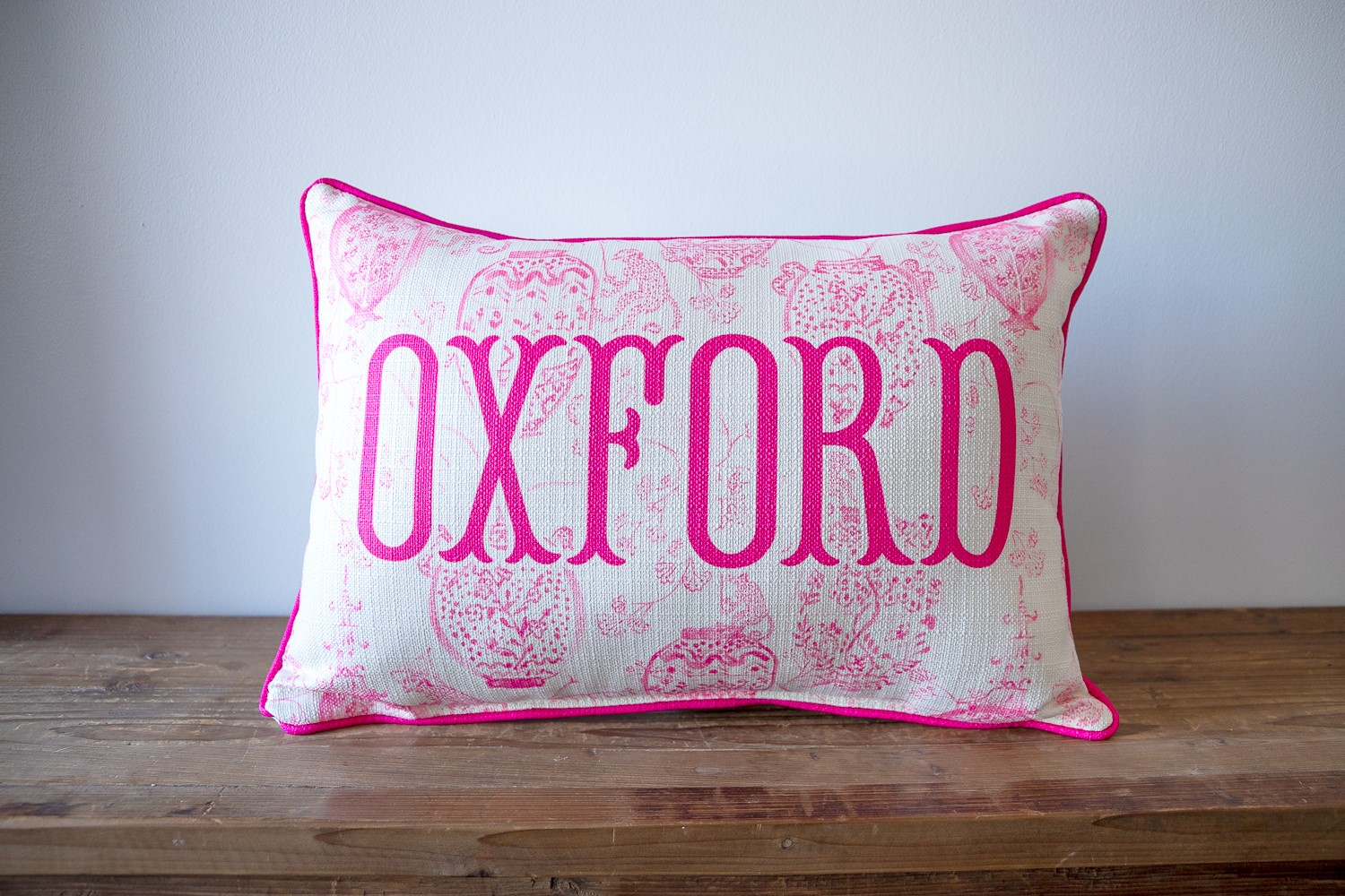 Pink Monkey Pattern Hometown Pillow STE0860