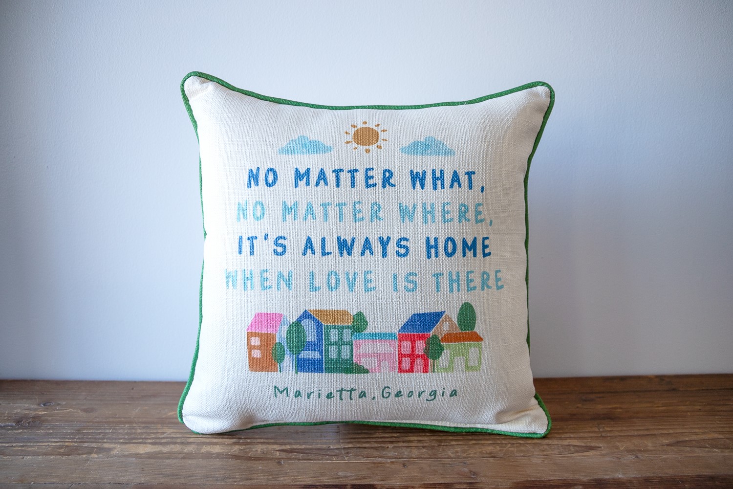 Always Home Hometown Pillow STE0878