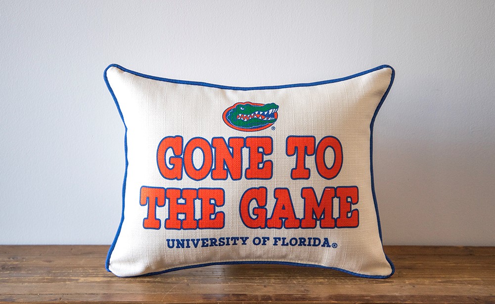 Florida Gone to the Game Pillow UF0024