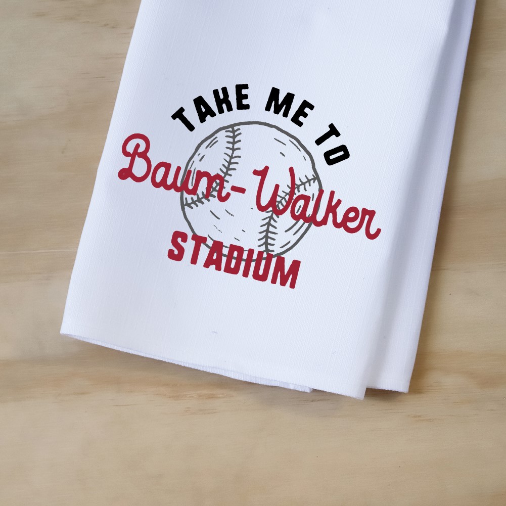 Take me to Baum Walker Stadium Tea Towel ARK0035TT