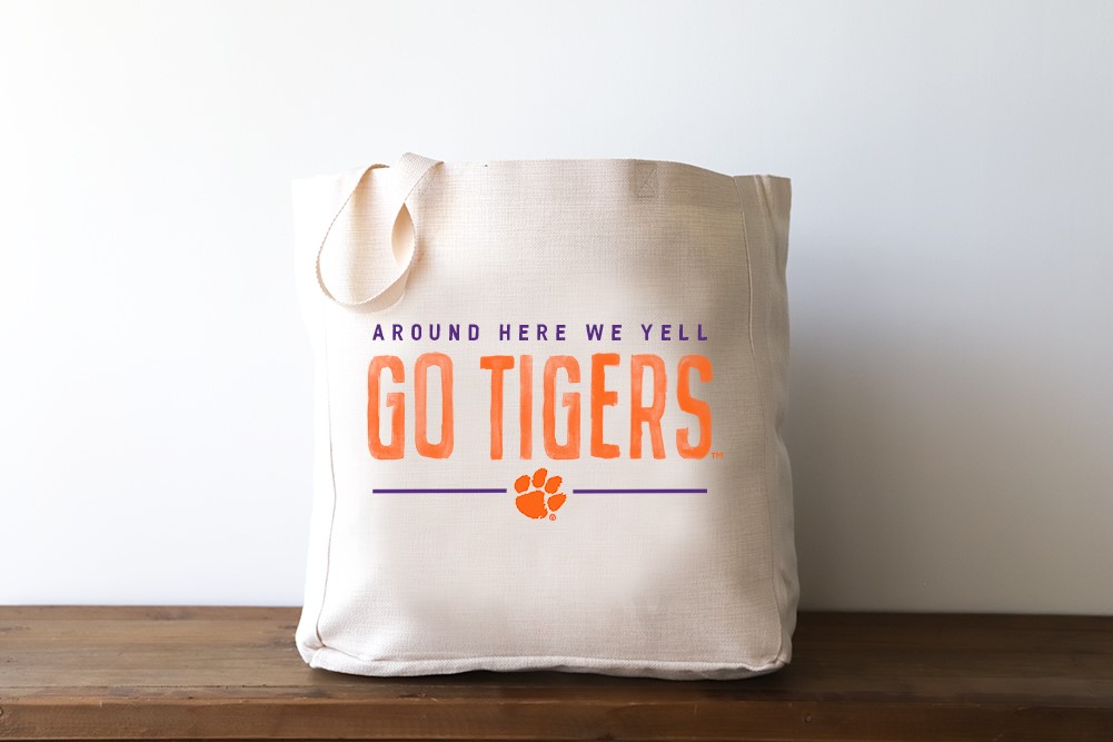 Clemson Around Here Tote CU0036BAG