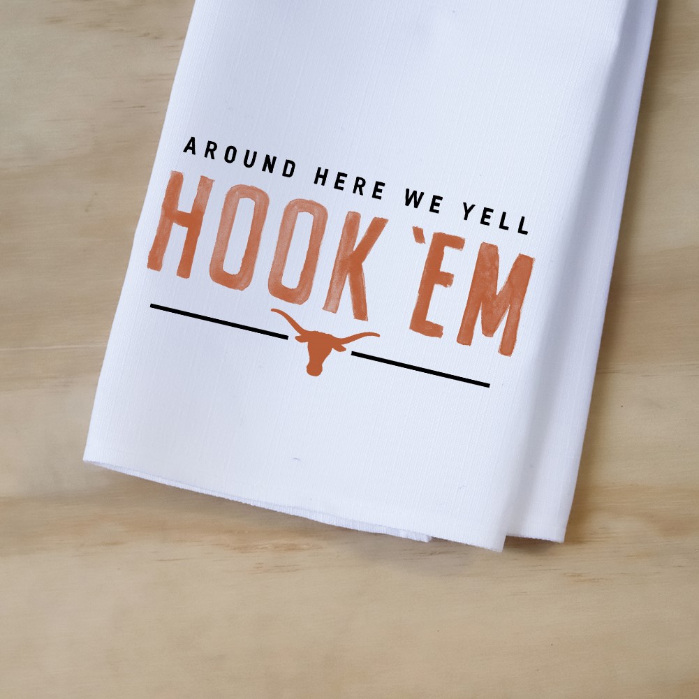 Texas Around Here Tea Towel UT0045TT