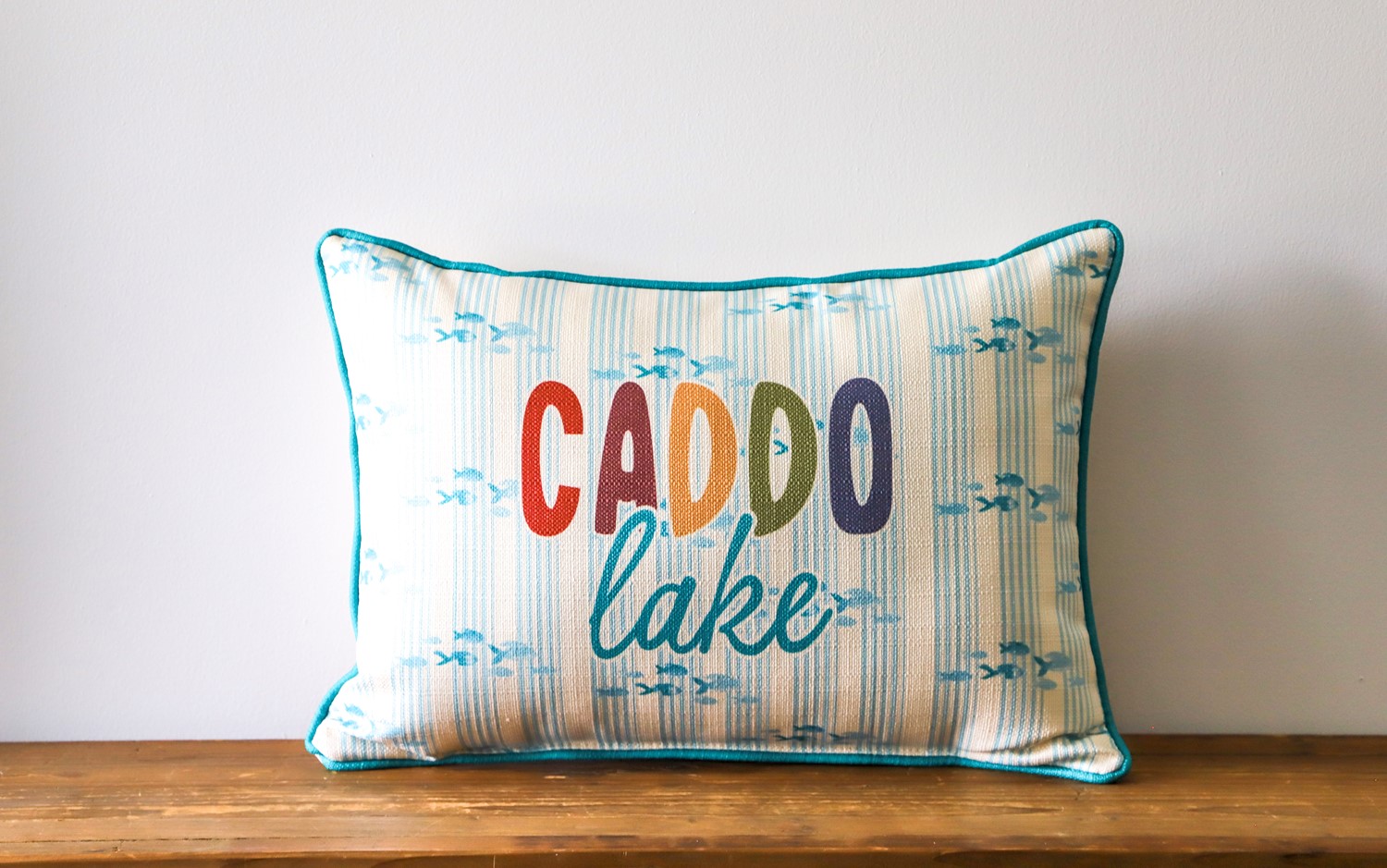 Fish Pattern Lake Pillow LAK0022