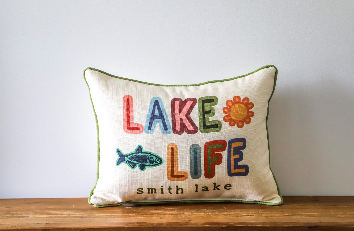 Chunky Lake Life Pillow LAK0023