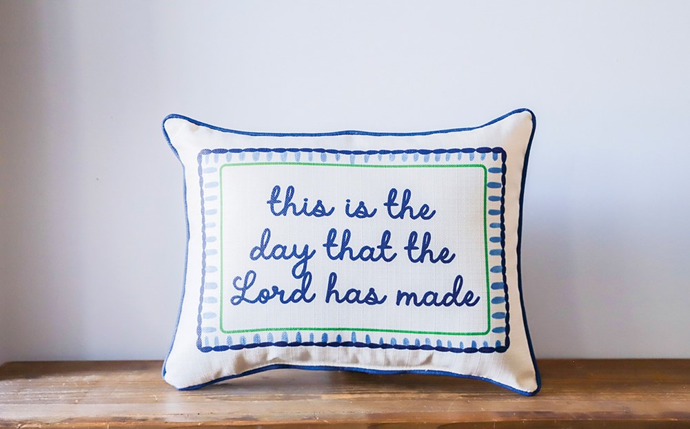 This is the Day Preppy Pillow INS0013