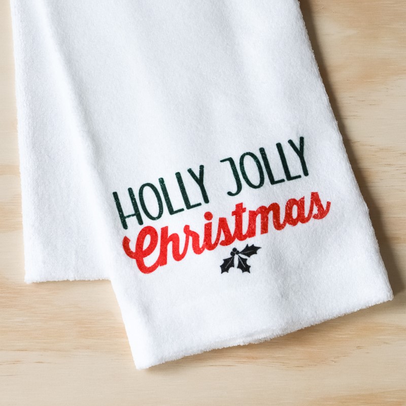 Holly Jolly Tea Towel CHR0046TT