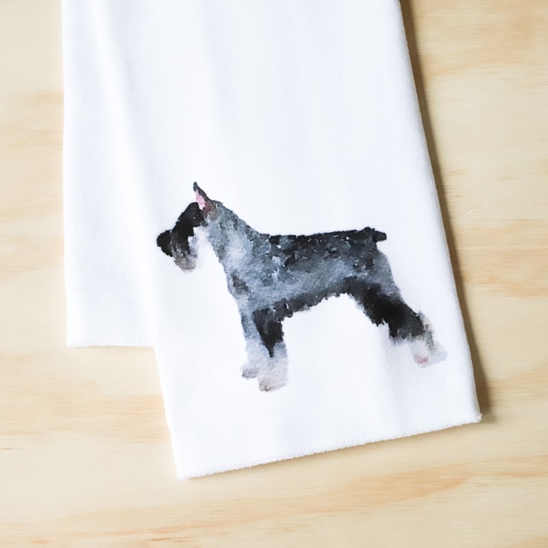 Schnauzer Tea Towel DOG0007TT