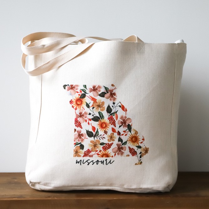 Tobie Floral State Tote STE0139BAG