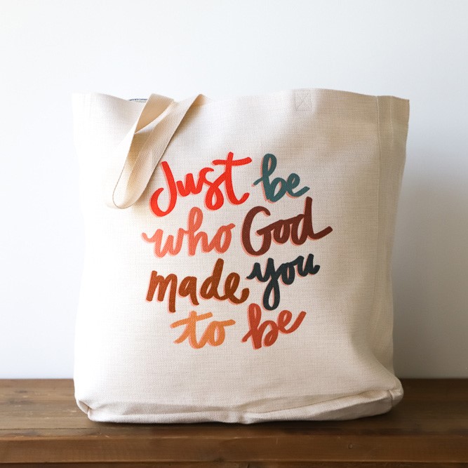 Just Be Who God Tote TXT0576BAG