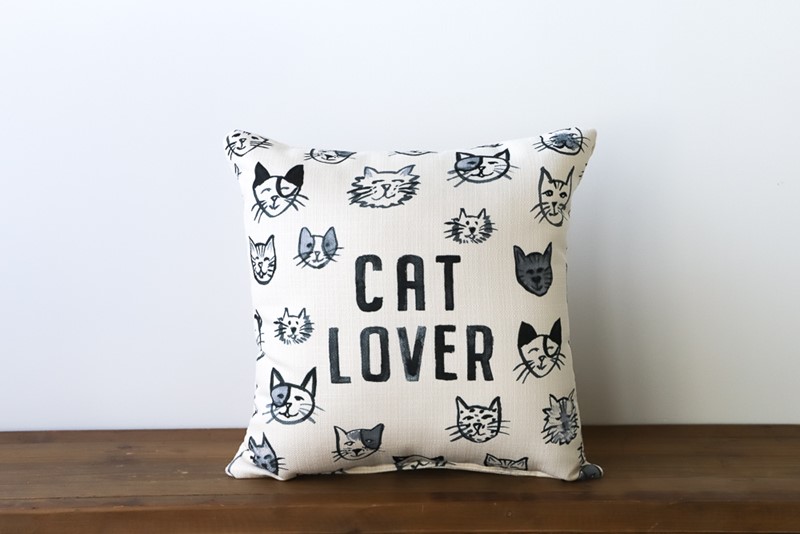 Cat Lover Pillow CAT0016
