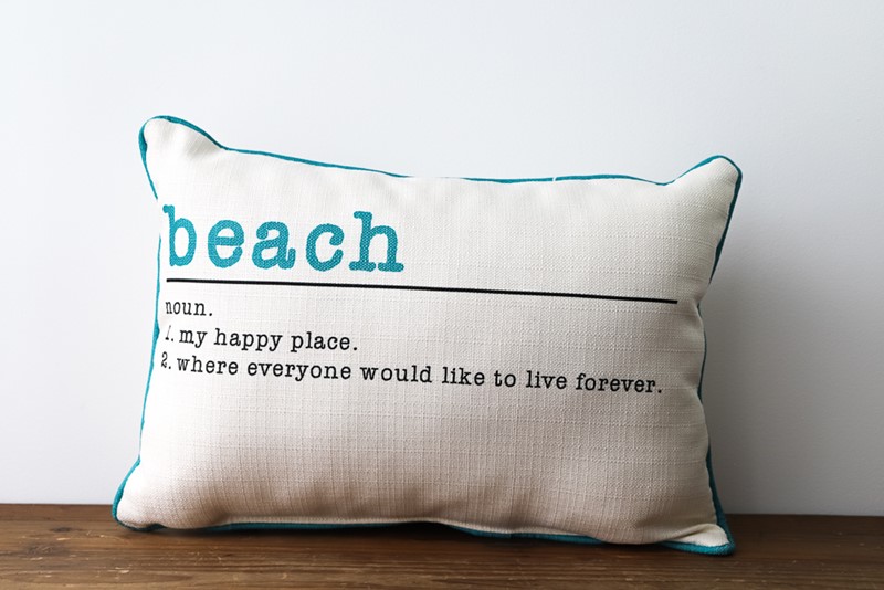 Beach Definition Pillow BEA0002