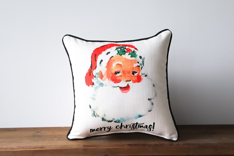 Merry State Christmas Pillow | Little Birdie