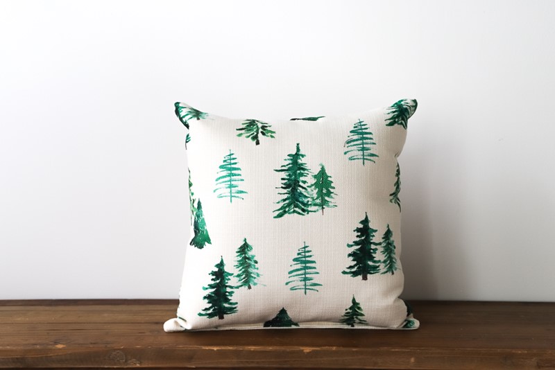 Christmas Tree Pattern Pillow CHR0028