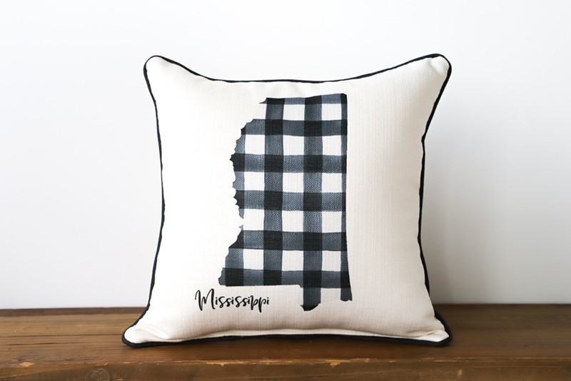 Black and white clearance buffalo check throw pillows