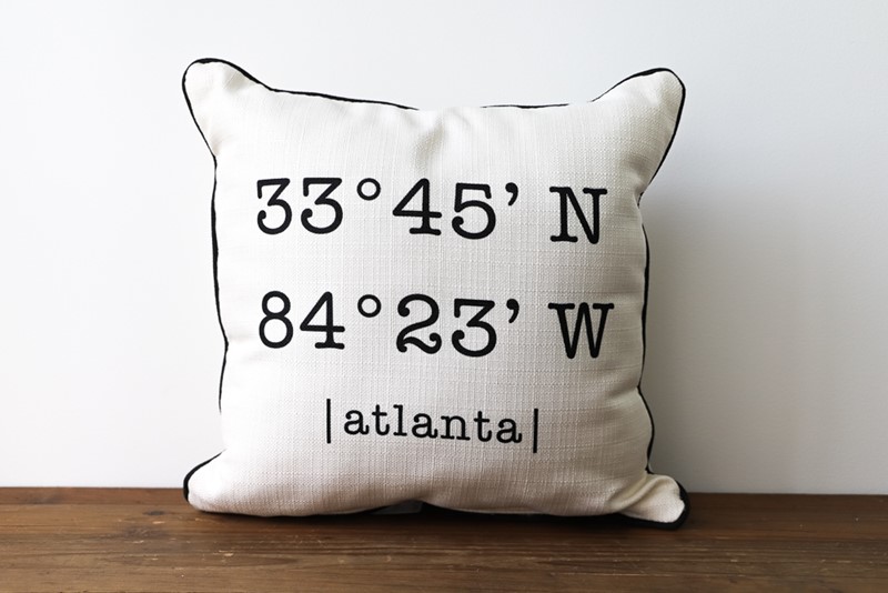 Square Typewriter Coordinates Pillow STE0087