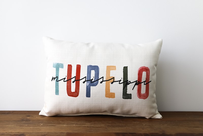 Earth Tones City/State Poster Pillow STE0114