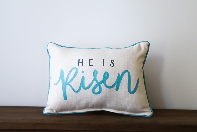 He is risen pillow online
