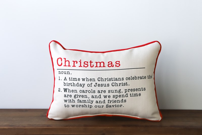 Christmas Definition Pillow CHR0045